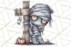 Post-Apocalyptic Halloween Clipart PNG Product Image 3