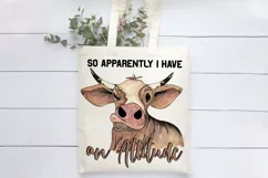 Heifer Sublimation | Funny Cow Print | Funny Quotes PNG Product Image 3
