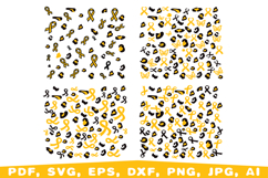 Appendix Cancer Awareness Svg, amber ribbon svg Product Image 7