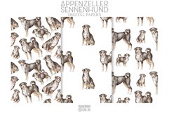 Appenzeller Sennenhund seamless patterns Product Image 1