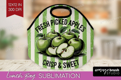 Apple Vintage Fruit Lunch Bag Summer Lunch Bug PNG Product Image 1
