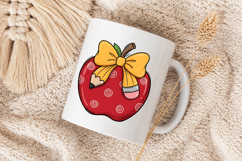 Apple Bow,Back to School, First Day of School, teacher Product Image 5