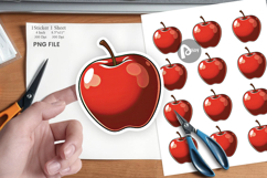 Teacher Apple Sticker Product Image 1