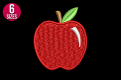Apple Machine Embroidery Design Product Image 2