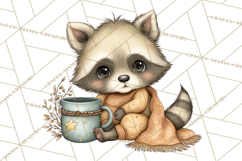 Watercolor Apple Orchard Animal PNG Clipart, Fall Png Product Image 2