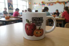 Apple Pumpkin Teacher Humor Sayings Sublimation Product Image 8