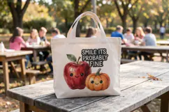 Apple Pumpkin Teacher Humor Sayings Sublimation Product Image 10