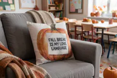 Apple Pumpkin Teacher Humor Sayings Sublimation Product Image 7