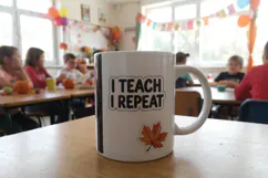Apple Pumpkin Teacher Humor Sayings Sublimation Product Image 9
