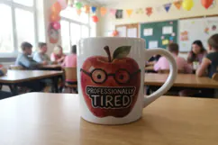 Apple Pumpkin Teacher Humor Sayings Sublimation Product Image 12