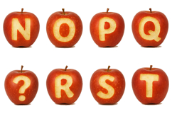 Apple Red Alphabet Lettering ABC Fruit Text Font PNG JPG Product Image 5