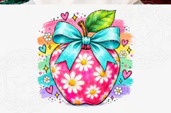 Apple Teacher PNG Coquette School Png Product Image 5