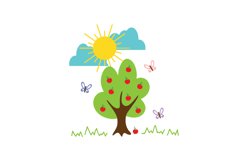 Apple Tree &amp;amp Butterflies Product Image 1