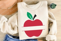 Apple Vector SVG Design, Teacher&#039;s Day SVG Design Product Image 3