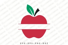 Apple Vector SVG Design, Teacher&#039;s Day SVG Design Product Image 1