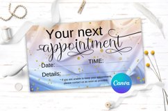 Appointment Card Template, Salon Reminder Product Image 1
