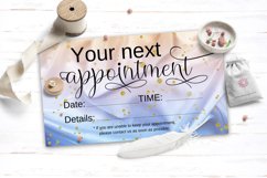 Appointment Card Template, Salon Reminder Product Image 2