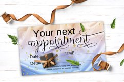 Appointment Card Template, Salon Reminder Product Image 3
