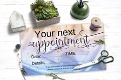 Appointment Card Template, Salon Reminder Product Image 6
