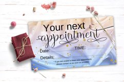 Appointment Card Template, Salon Reminder Product Image 4