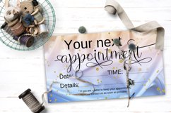 Appointment Card Template, Salon Reminder Product Image 9
