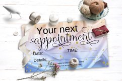 Appointment Card Template, Salon Reminder Product Image 7
