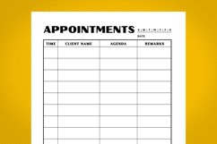 Amazon kdp appointment planner interior for kindle publisher Product Image 2