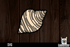 Papercut Sea shell Design SVG Product Image 1