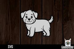 Dog SVG paper cut, Animal SVG papercut Product Image 1