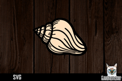 Papercut Sea shell Design SVG Product Image 1