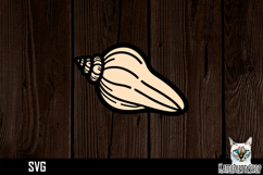 Papercut Sea shell Design SVG Product Image 1
