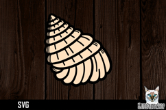 Papercut Sea shell Design SVG Product Image 1