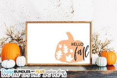 Hello Fall SVG | Halloween / Fall Design Product Image 1