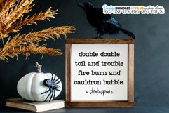 Double Double Toil And Trouble SVG | Halloween Product Image 1