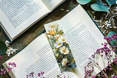 Floral Bookmark, April Bookmark, Daisy Flowers Bookmark, s1 Product Image 5