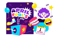 10 Happy April Fools Day Illustration Product Image 4