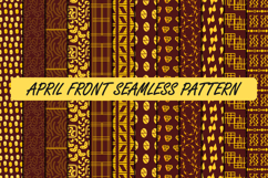 April Front Seamless Pattern Product Image 1
