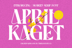 April Kaget - Modern Serif Font Product Image 1