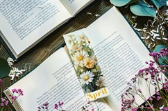 Floral Bookmark, April Bookmark, Daisy Flowers Bookmark, s2 Product Image 2