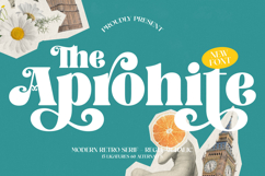 Aprohite - Modern Retro Serif Font Product Image 1