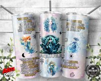 12 Zodiac Sign Affirmation |20oz Skinny Tumbler Sublimation Product Image 5