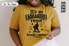 It's An Aquarius Thing SVG Horoscope PNG Astrology
