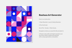 Bauhaus Art Generator Script for Illustrator. Product Image 2