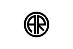 AR logo design Product Image 1