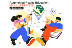 10 Augmented Reality Education Illustration Product Image 1