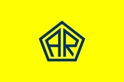 AR logo design Product Image 1