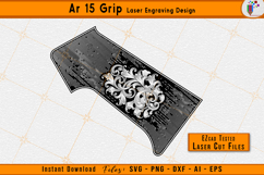 AR15 grip scroll, Grip engraving file, Gun scrollwork, Laser engraving svg, Firearms grip design, EZCAD laser files, firearms laser engraving, AR15 grip art, Scroll pattern laser, Vector gun design