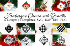 Christmas Ornament SVG Arabesque Tile Bundle Christmas Gifts Product Image 1