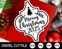 Arabesque Christmas Ornament SVG Bundle, Christmas 2025 SVG Product Image 7