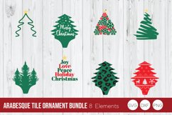 Arabesque Tile Ornament Bundle SVG, Christmas SVG Product Image 2